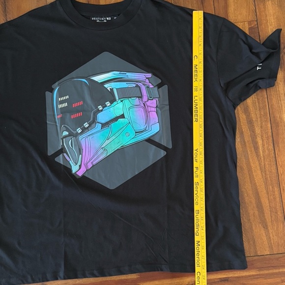 Destiny 2 Titan Helmet Mens Black Graphic T-Shirt XL NWT - Picture 10 of 10